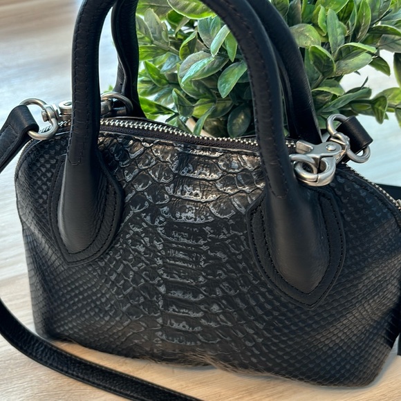 Foley + Corinna Handbags - Foley +Corinna  black leather small handbag 10x 6”